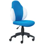 Möbelix Jugenddrehstuhl Jessi Höhenverstellbar Blau/weiß