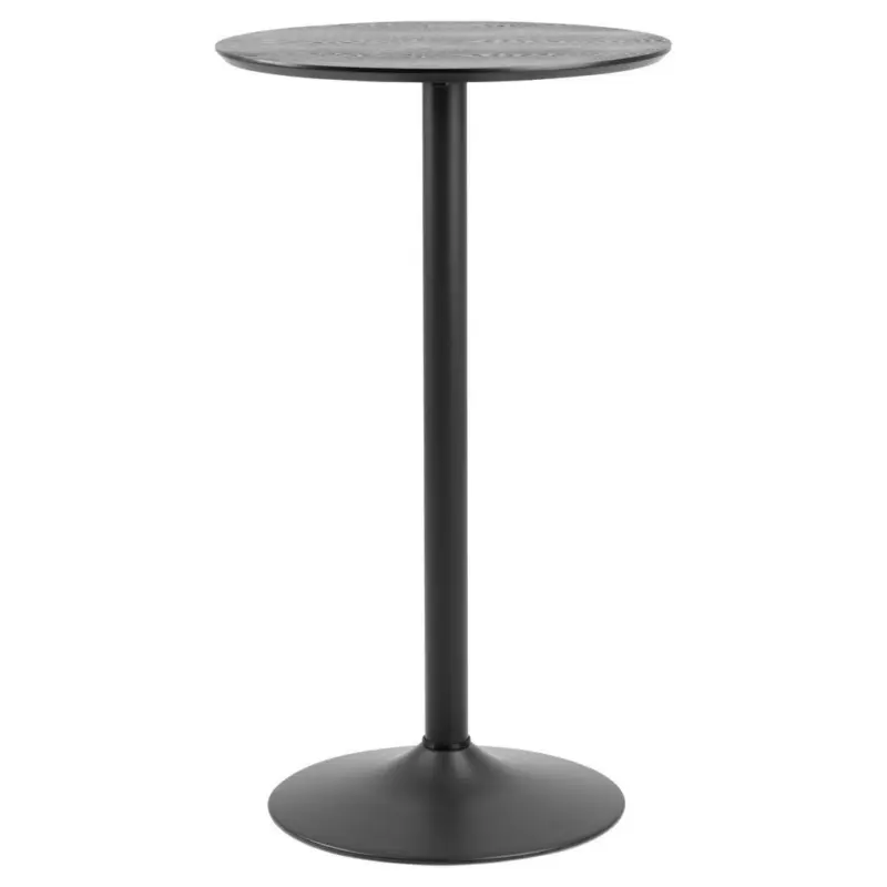 Bartisch Rund Ibiza 60x105 Cm Esche Dekor/schwarz