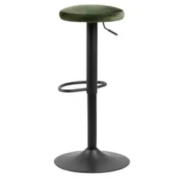 Barhocker Höhenverstellbar Finch Dunkelgrün/schwarz