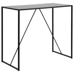 Bartisch Seaford 120x105x60 Cm Esche Dekor/schwarz