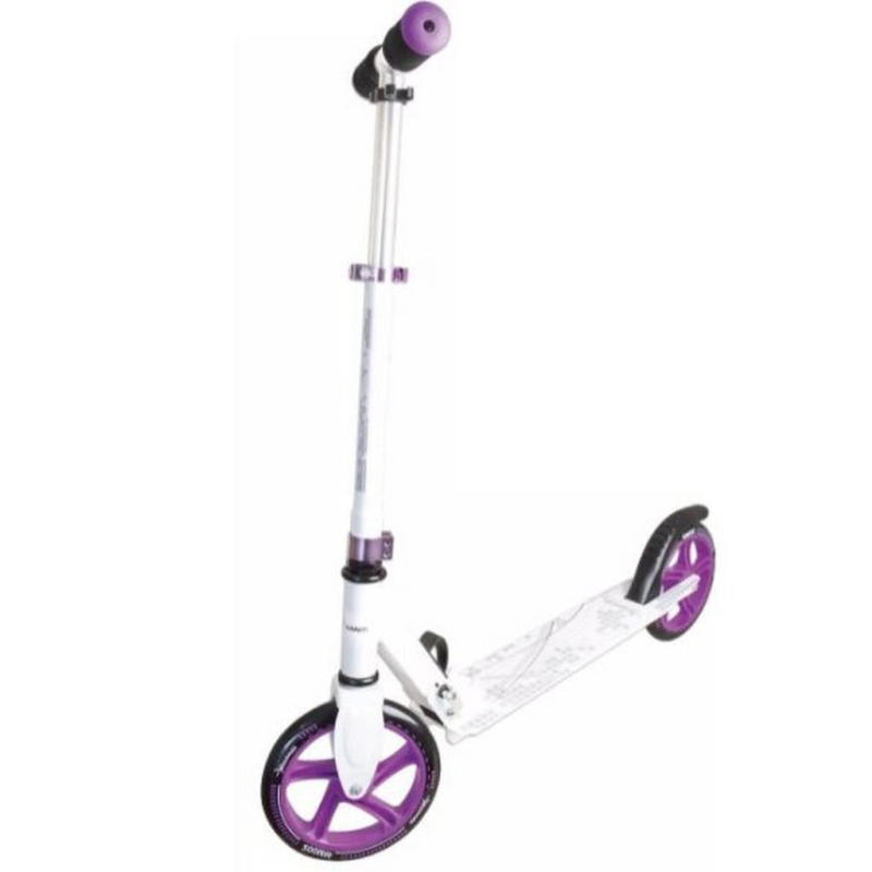 Scooter Muuwmi Weiß/Lila Ø 200 mm, klappbar