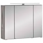Möbelix Spiegelschrank Stockholm Mit Led 3-Türig Bxhxt: 80x64x20 Cm