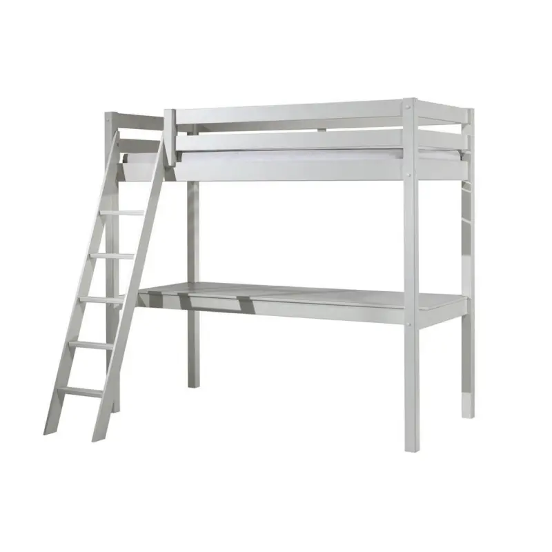 Hochbett Pino B: 164,5 Cm Weiß