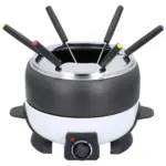 Möbelix Elektro-Fondue-Set 6 Gabeln Kunststoff mit Spritzschutz
