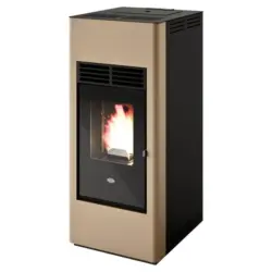 Pelletofen Karina Beige Metall 9,5 Kw mit Wi-Fi
