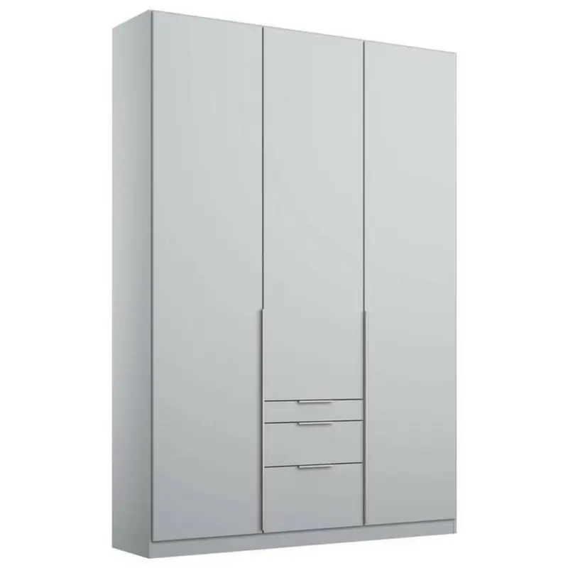 Drehtürenschrank Mit Laden 136 Cm Alabama, Seidengrau