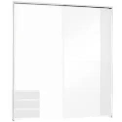 Passepartout-rahmen Emden Weiß/graphit Für B: 183 Cm