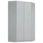 M&ouml;belix Eckschrank 117 Cm Alabama, Seidengrau