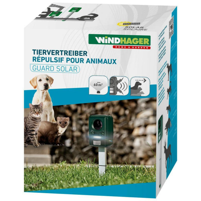 Ultraschall-Tiervertreiber Abwehrgerät Solar Outdoor