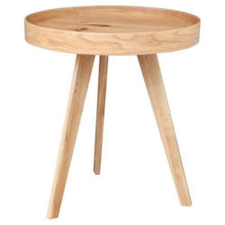 Couchtisch Rund Wood Naturfarben