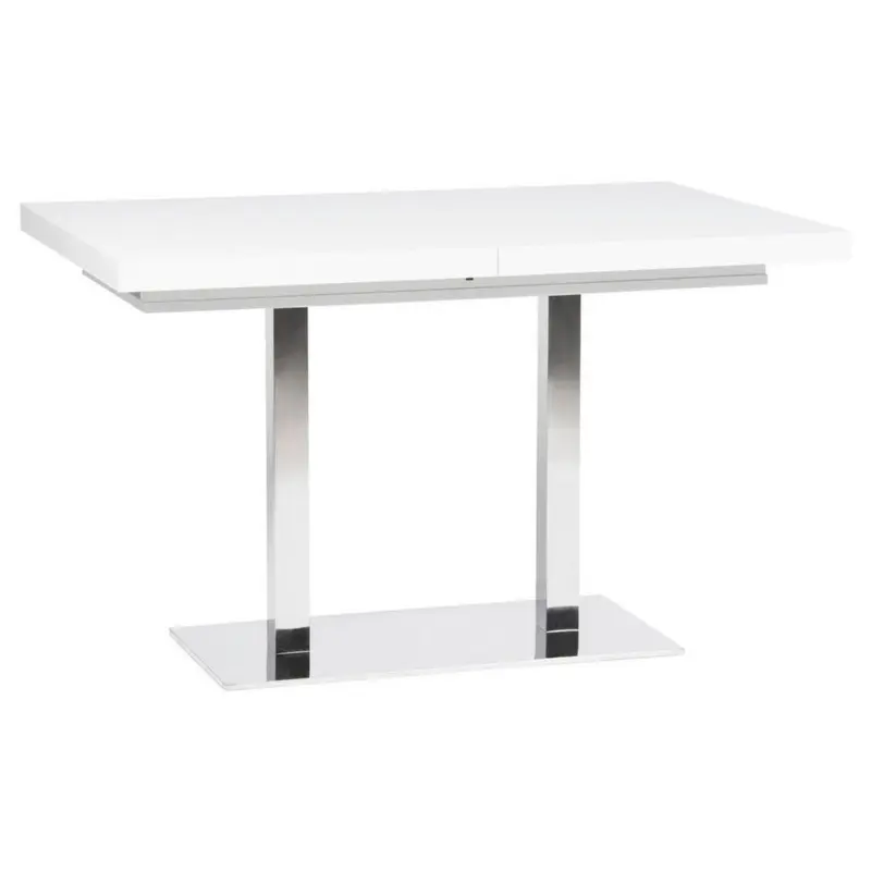 Esstisch Ausziehbar Quadrato LxB: 120x80 cm Weiß