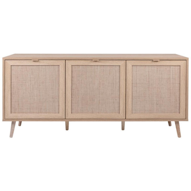 Sideboard Dekor Mit 3 Türen 150 Cm Bali Sonoma Eiche