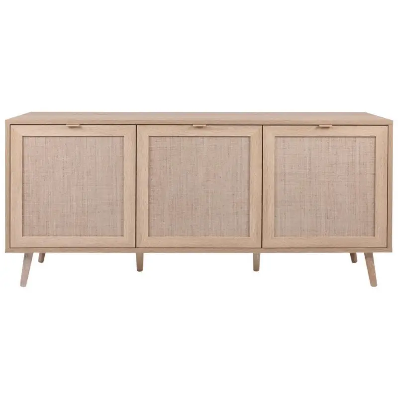 Sideboard Dekor Mit 3 Türen 150 Cm Bali Sonoma Eiche