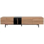 Möbelix Tv-element Nola B: 195 Cm Eiche Dekor/schwarz