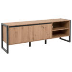 Möbelix Tv-element Denver 160 Cm Anthrazit/eiche Dekor
