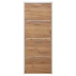 Möbelix Schuhkipper Fulda 2 4 Klappen Eiche/weiß B: 60 Cm