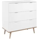 Möbelix Kommode B 80 Cm Göteborg, Weiß/eiche Dekor