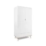 Möbelix Drehtürenschrank + Schubladen B: 90 Cm Göteburg 61, Weiß