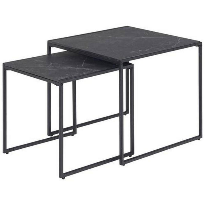 Couchtisch 2er-set Infinity, Schwarz