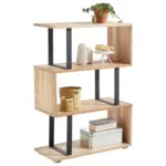 Möbelix Regal Fernando 2 B: 80 Cm Eiche Dekor/schwarz