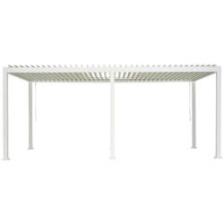 Pergola Deluxe 600x300cm Weiss