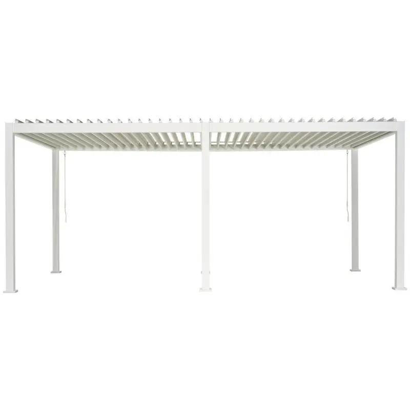 Pergola Deluxe 600x300cm Weiss
