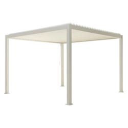 Pergola Deluxe 300x300cm Weiss