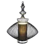Möbelix Tischlampe Young Living Schwarz Orientalischer Flair