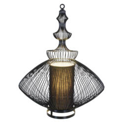 Tischlampe Young Living Schwarz Orientalischer Flair