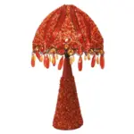 Möbelix Tischlampe Perla Orange Orientalischer Flair