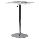 Möbelix Stehtisch Altona 63x104x63 Cm Weiß Höhenverstellbar