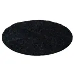 Möbelix Hochflor Teppich Anthrazit Dream Rund Ø 120 cm