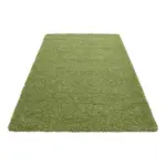 Möbelix Hochflor Teppich Grün Life 240x340 Cm