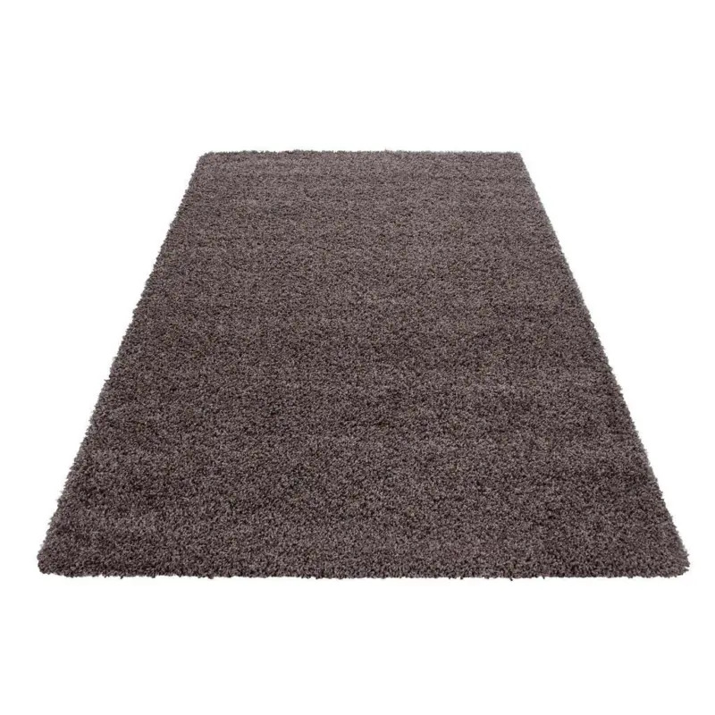 Hochflor Teppich Taupe Life 120x170 Cm