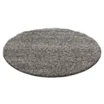 Möbelix Hochflor Teppich Taupe Dream Rund Ø 120 cm