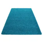 Möbelix Hochflor Teppich Türkis Life 160x230 Cm