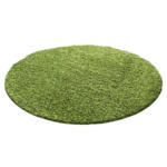 Möbelix Hochflor Teppich Grün Life Rund Ø 200 Cm