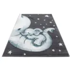 Möbelix Kinderteppich Elefant Blau/grau/weiß Kids 80x150 Cm
