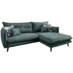 Möbelix Ecksofa Lazio Mit Kissen Textil Blau/grün