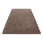 Möbelix Hochflor Teppich Hellbraun Life 120x170 Cm