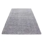 Möbelix Hochflor Teppich Hellgrau Life 240x340 Cm