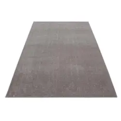 Hochflor Teppich Beige Ata 240x340 Cm