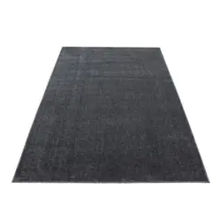 Hochflor Teppich Grau Ata 240x340 Cm