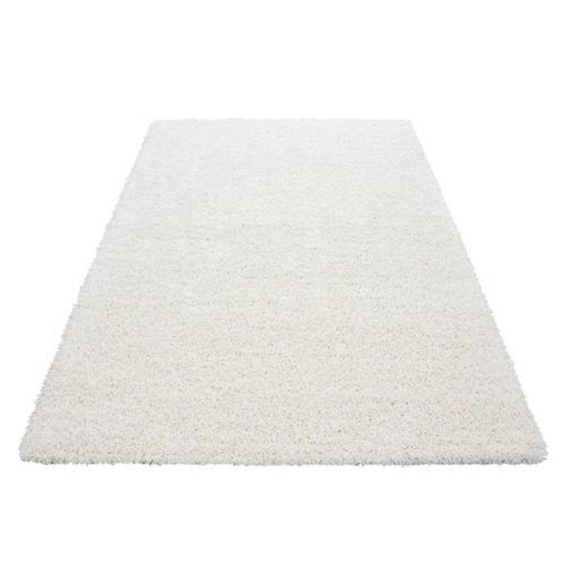 Hochflor Teppich Creme Life 100x200 cm