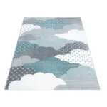 Möbelix Kinderteppich Wolken Blau Bambi 80x150 Cm