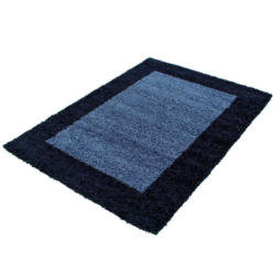 Hochflor Teppich Dunkelblau Life 240x340 cm