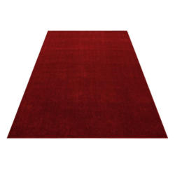 Hochflor Teppich Rot Ata 280x370 cm