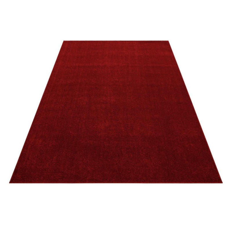 Hochflor Teppich Rot Ata 280x370 cm