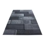 Möbelix Webteppich Schwarz Naturfaser Plus Black 160x230 Cm