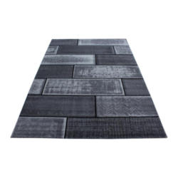 Webteppich Schwarz Naturfaser Plus Black 120x170 Cm